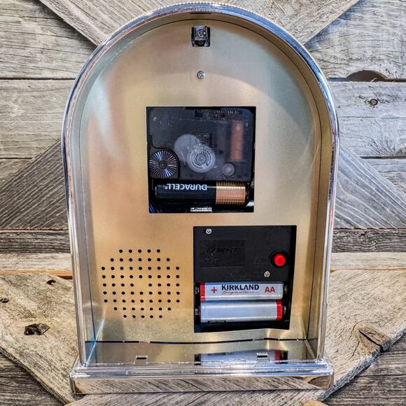 Sounds of the Season Musical Tabletop Clock by Howard Miller, Model 645-687 - Picture 12 of 14